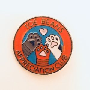 “Toe Beans Appreciation Club” Enamel Pin